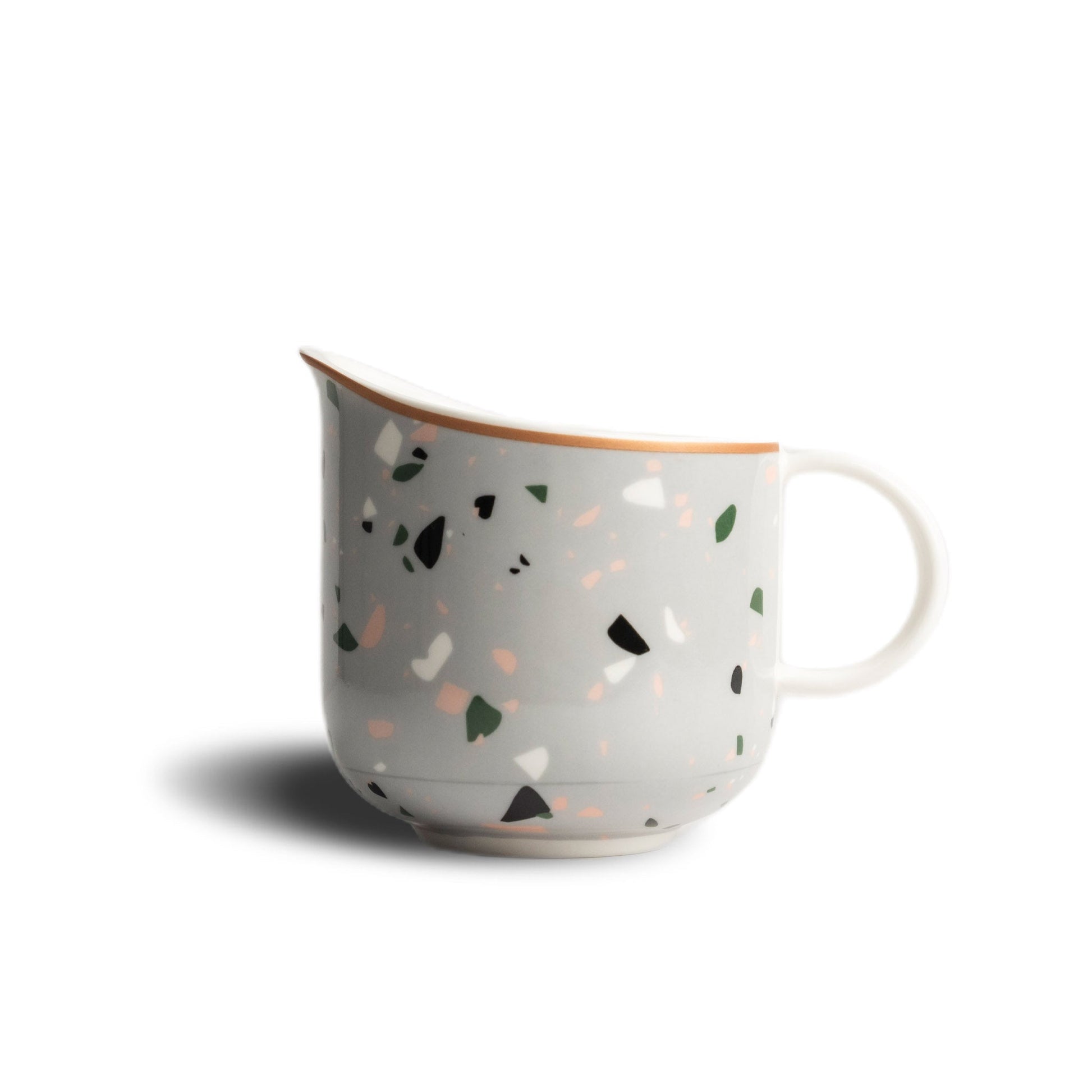 Terrazzo Ceramic Milk Jug Grey Modern Home