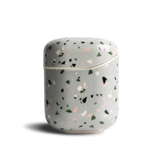 Terrazzo Ceramic Sugar Jar Grey Modern Home
