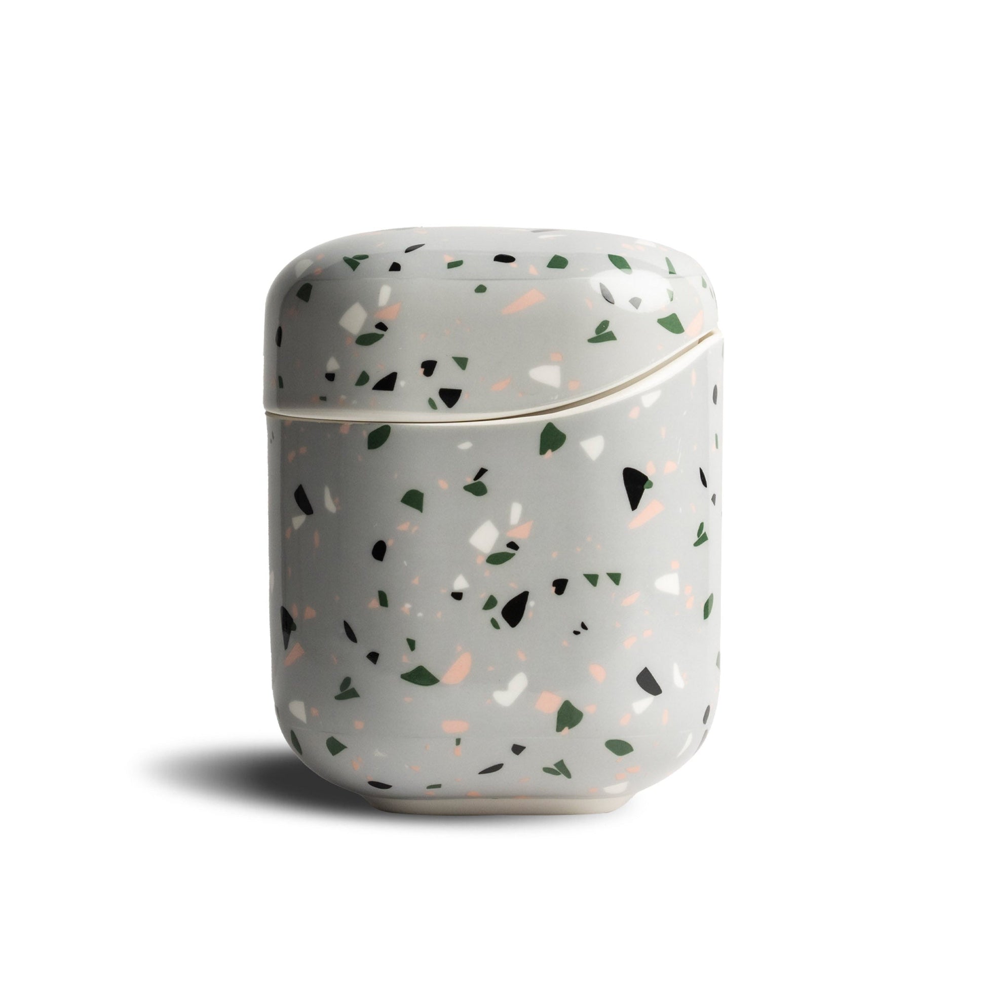 Terrazzo Ceramic Sugar Jar Grey Modern Home