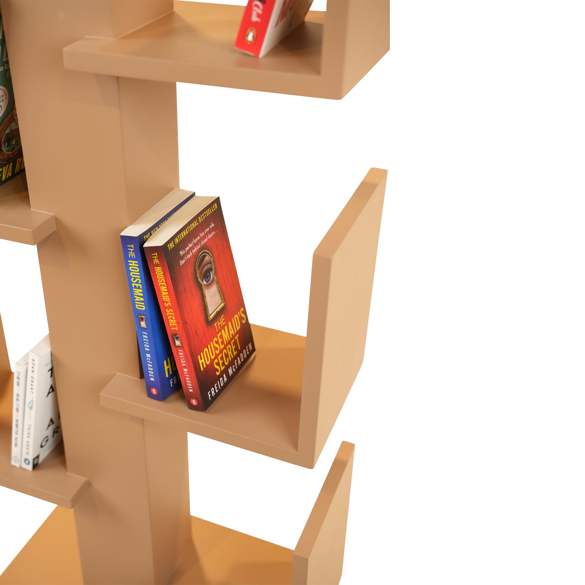 Tree Bookshelves - Beige Modern Home