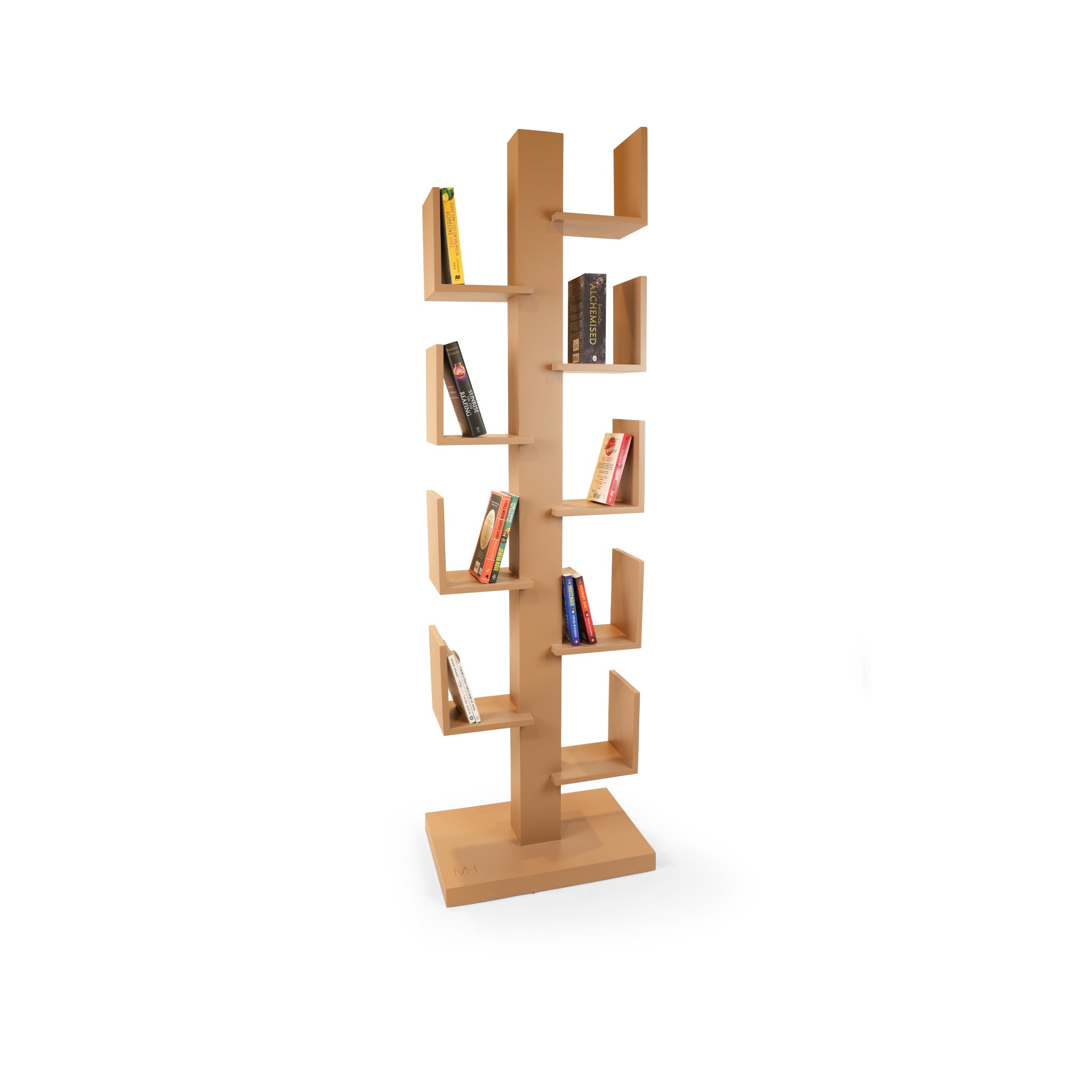 Tree Bookshelves - Beige Modern Home