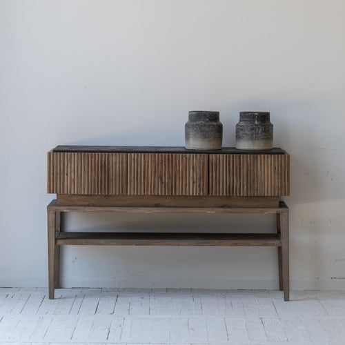 Antique Wood Console Table