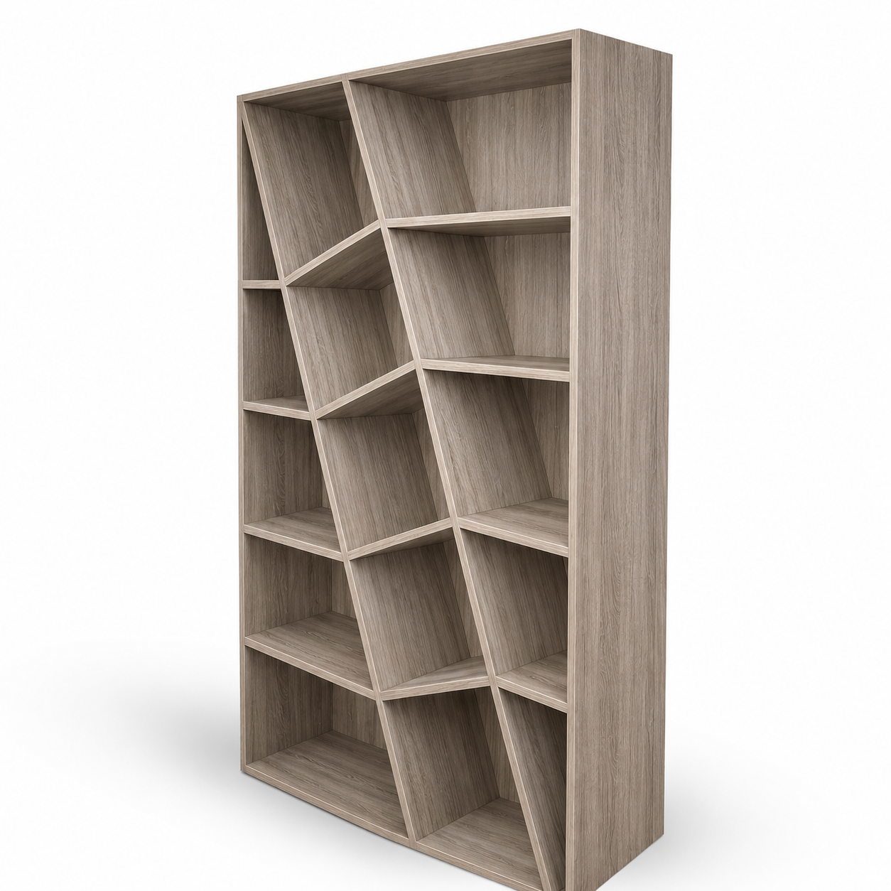 Hex Bookcase Modern Home