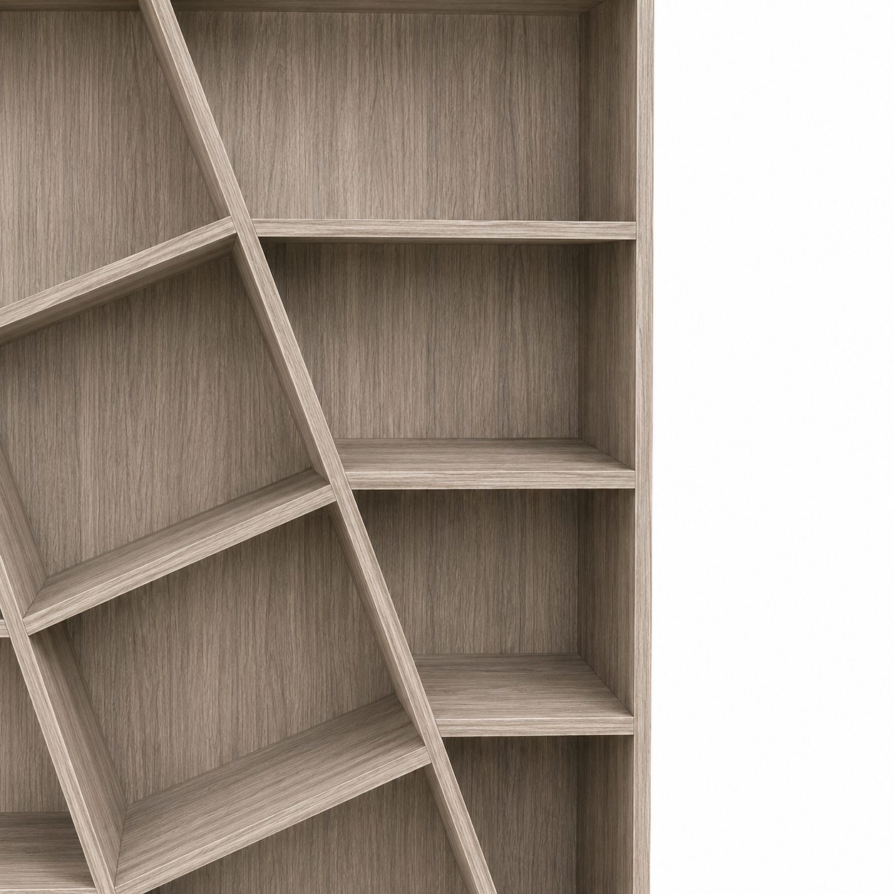 Hex Bookcase Modern Home
