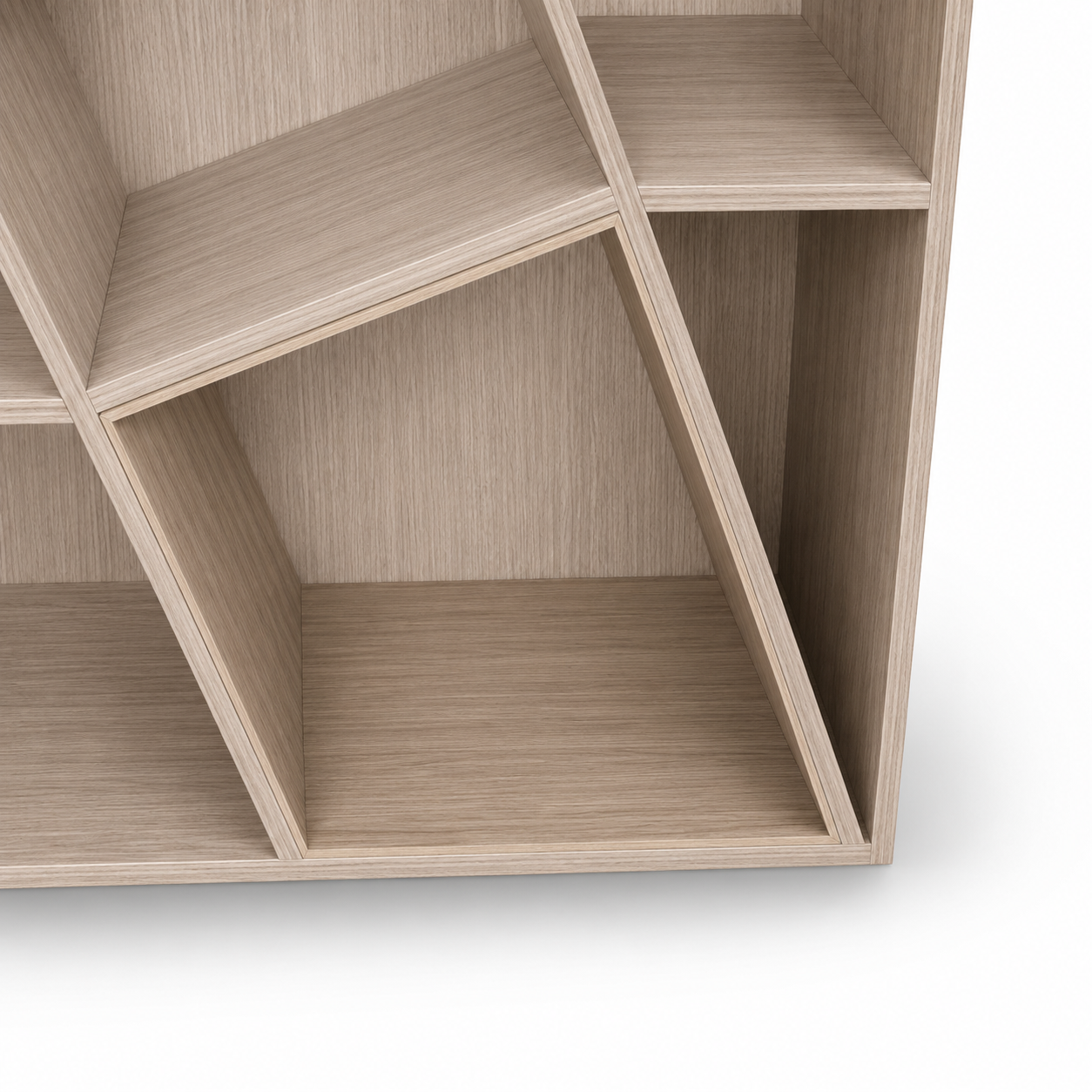 Hex Bookcase Modern Home
