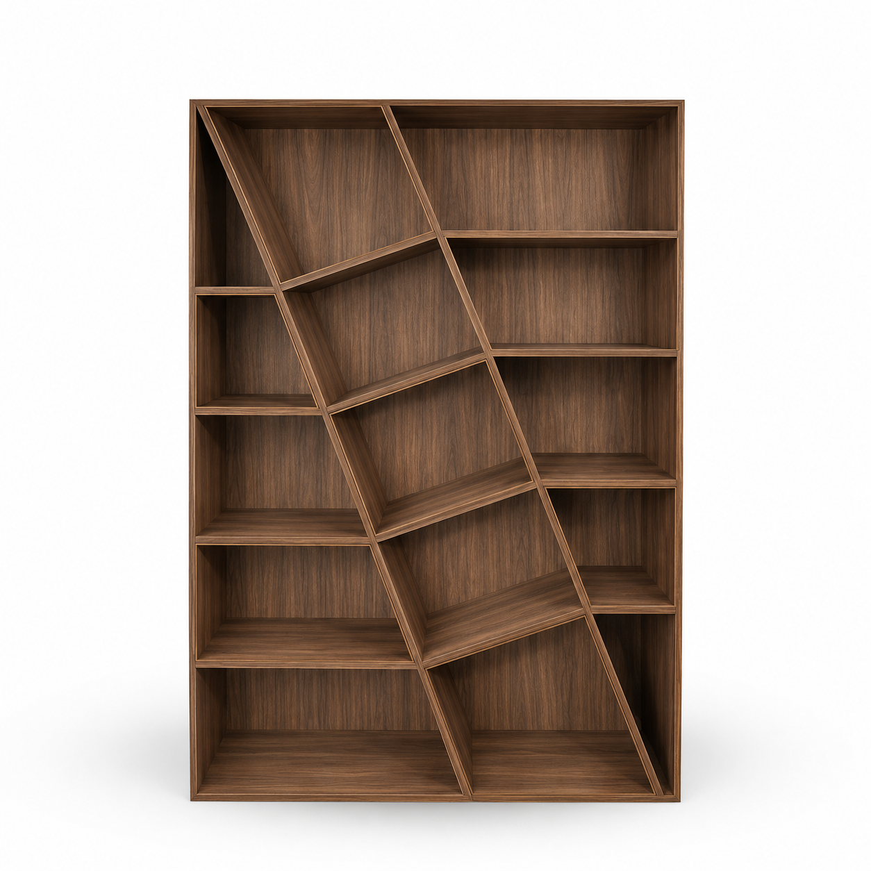 Hex Bookcase Modern Home