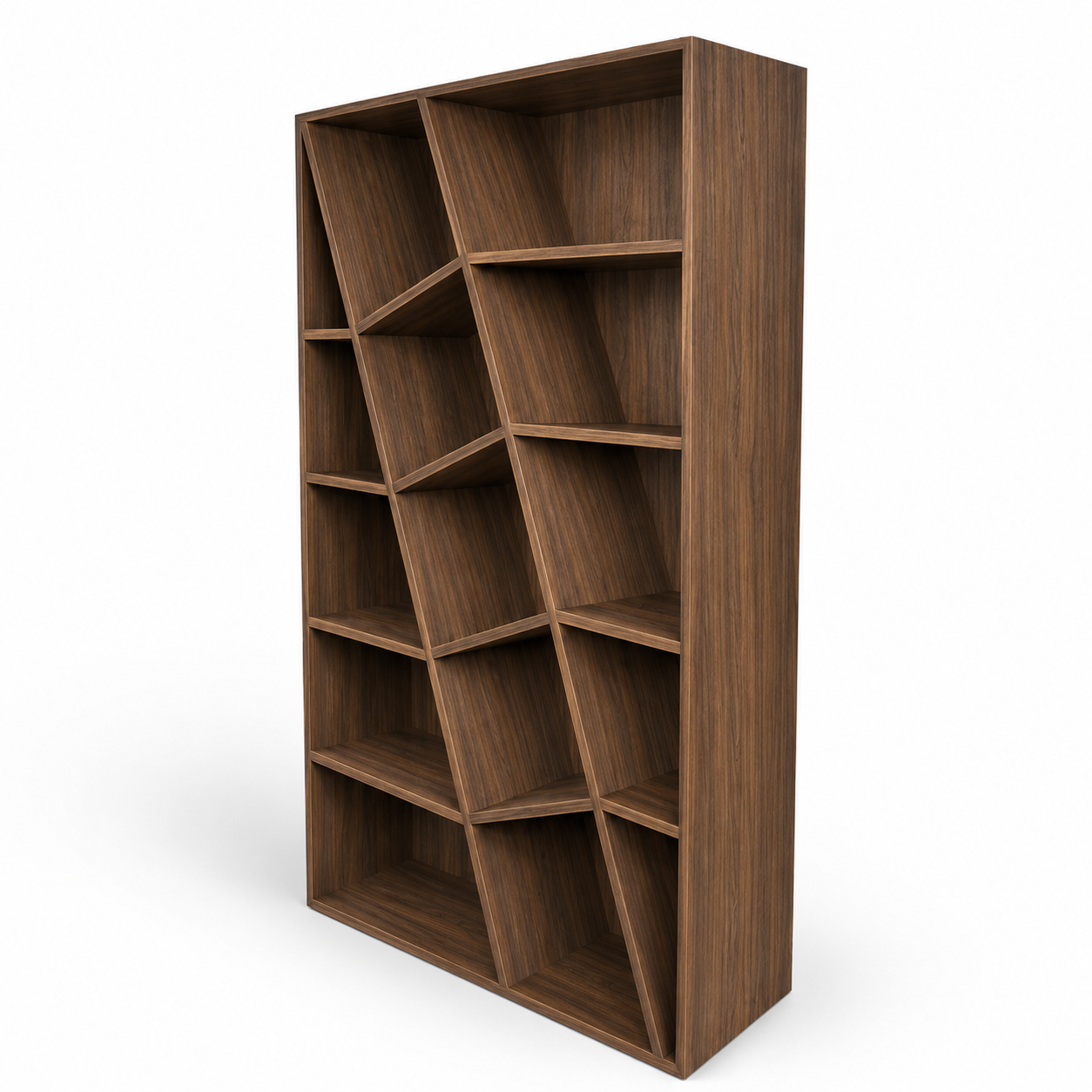 Hex Bookcase Modern Home
