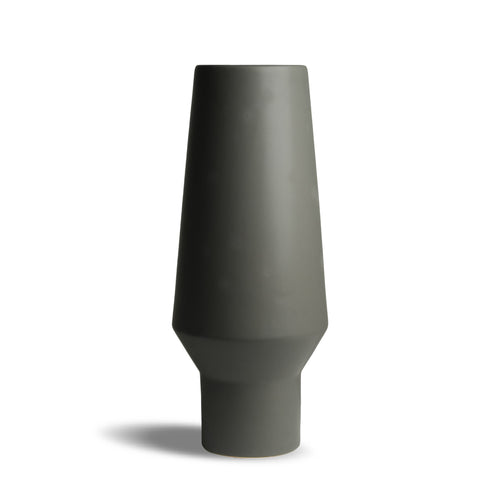 Perla Deep Gray Plant Vase