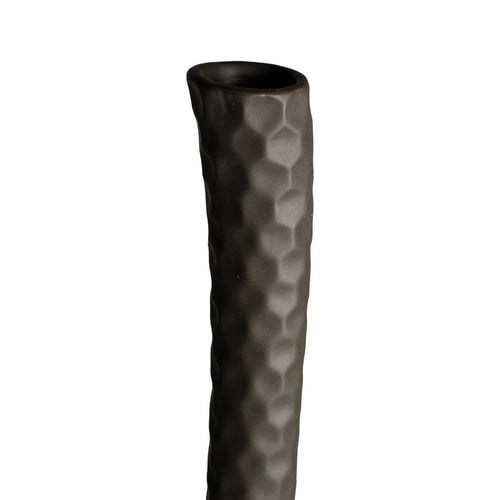 Dots Long Grey Vase