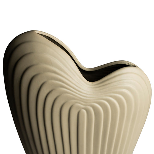 Heart Cream Vase