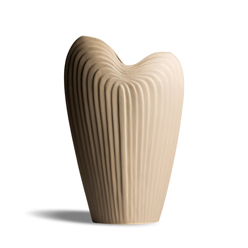 Heart Beige Vase