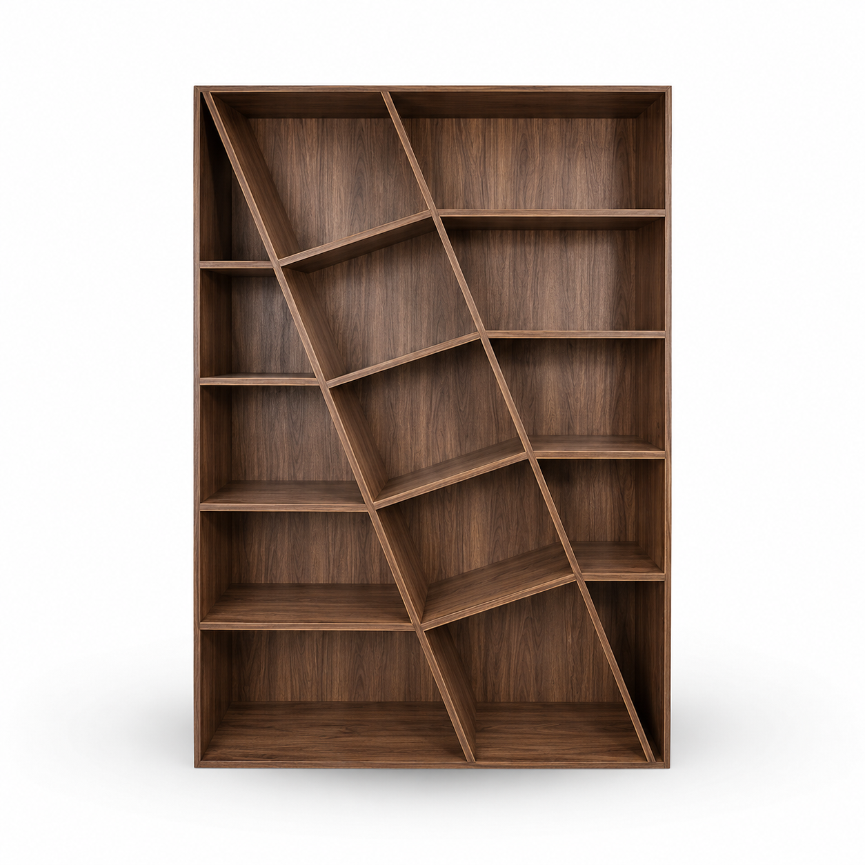Hex Bookcase Modern Home