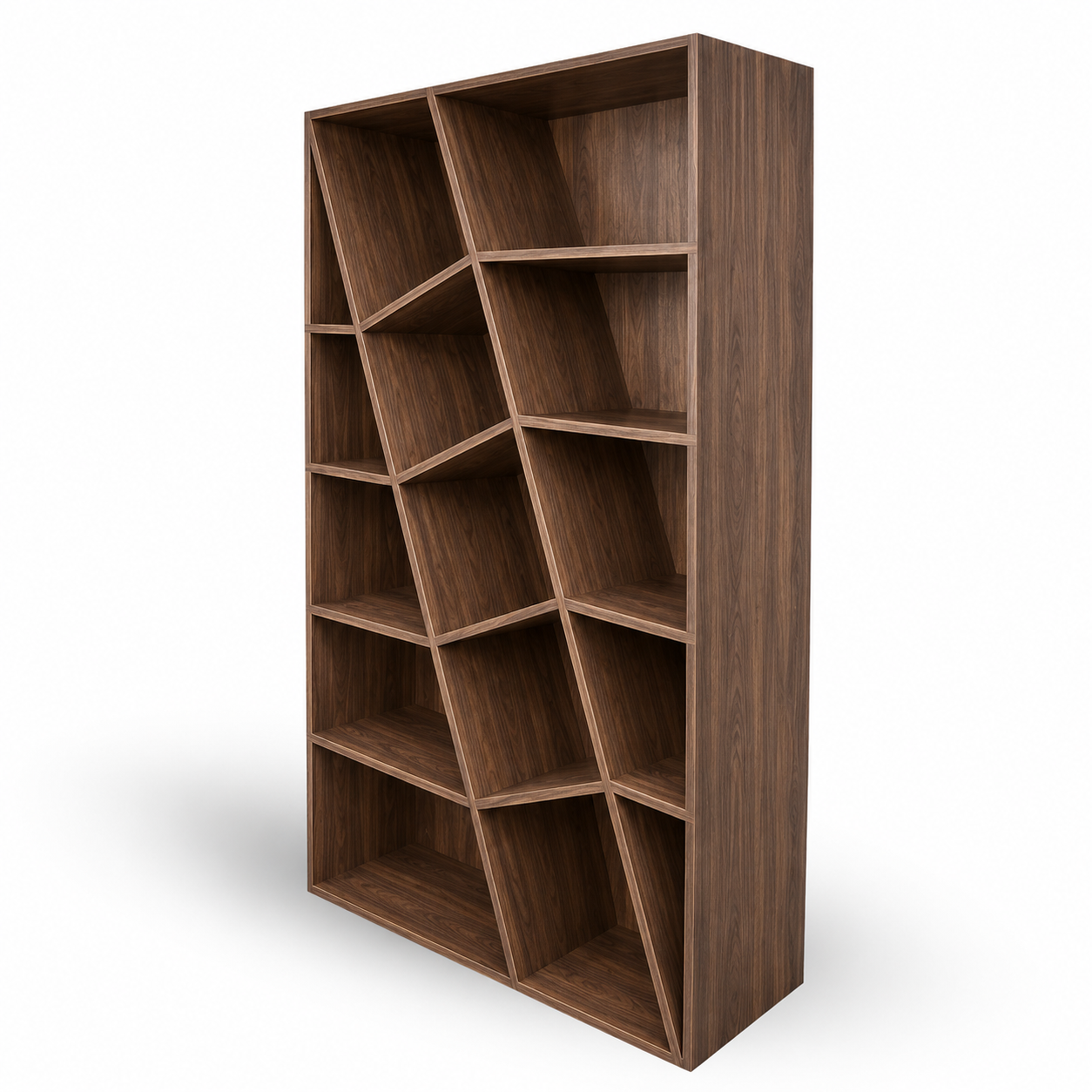 Hex Bookcase Modern Home