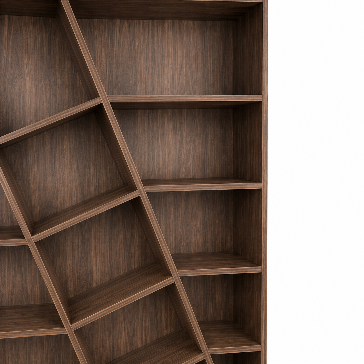 Hex Bookcase Modern Home