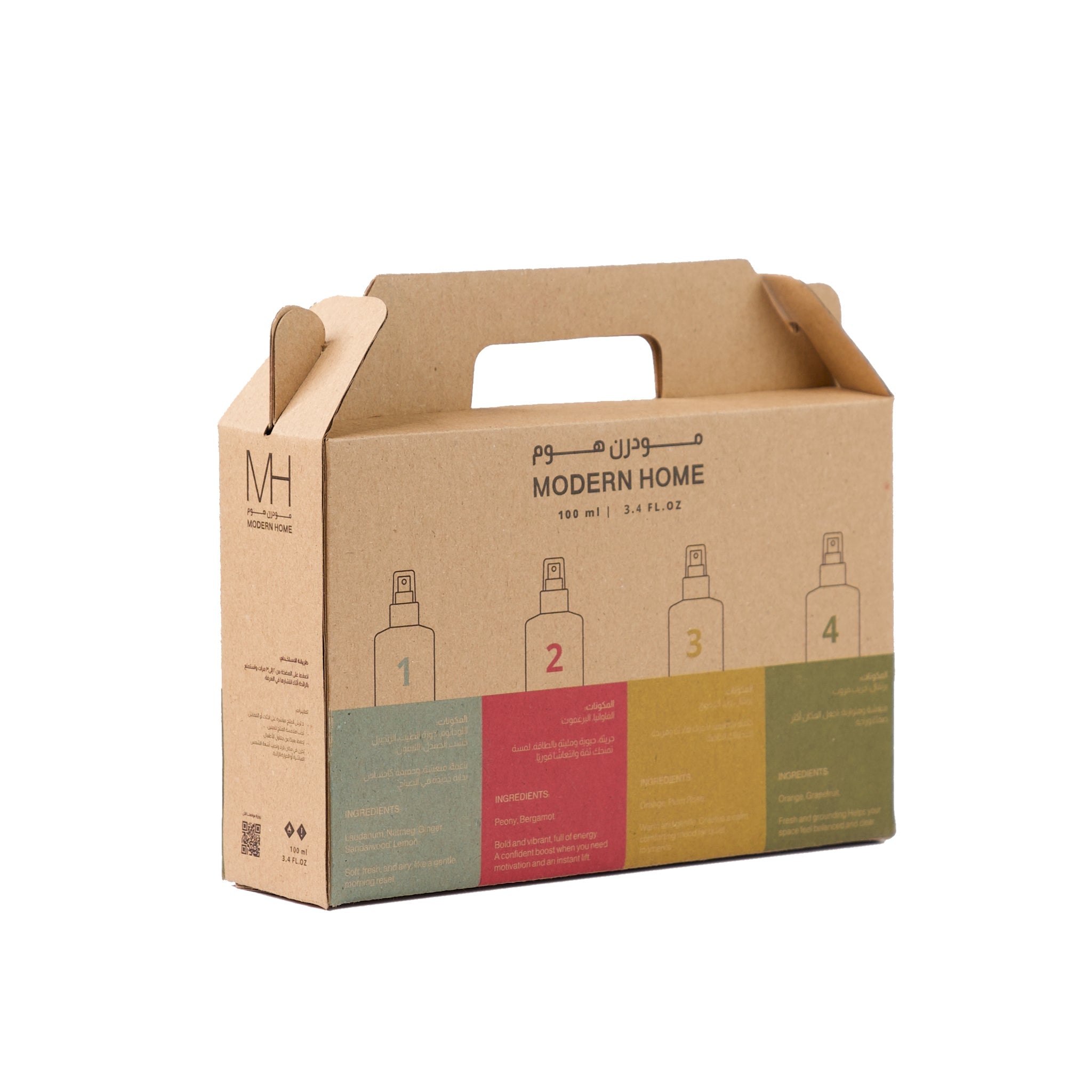 MH Home Fragrance set of 4 - 100ml Modern Home