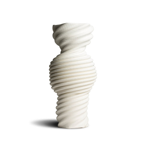 Rope White Vase