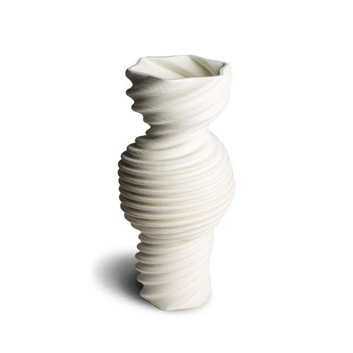 Rope White Vase