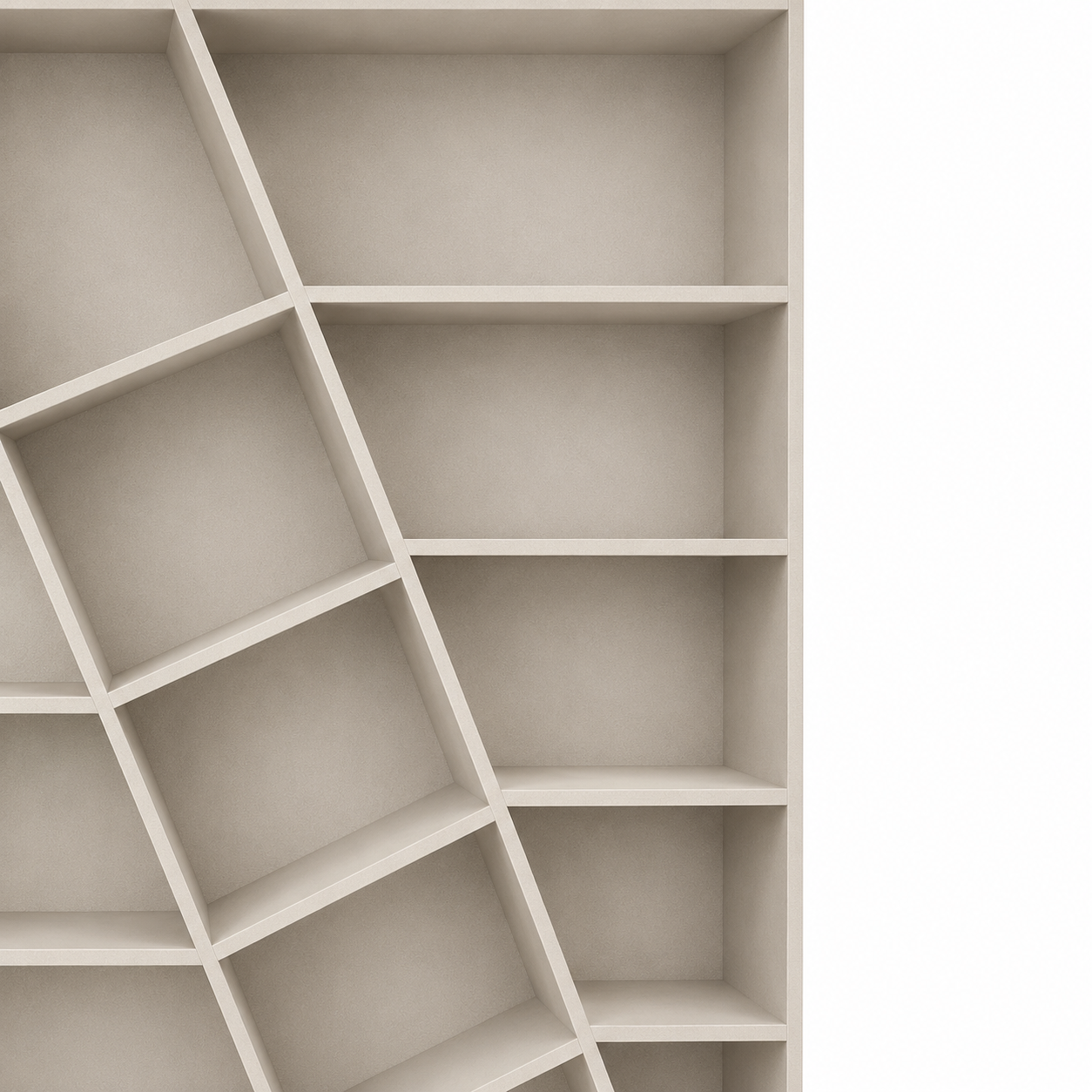 Hex Bookcase Modern Home