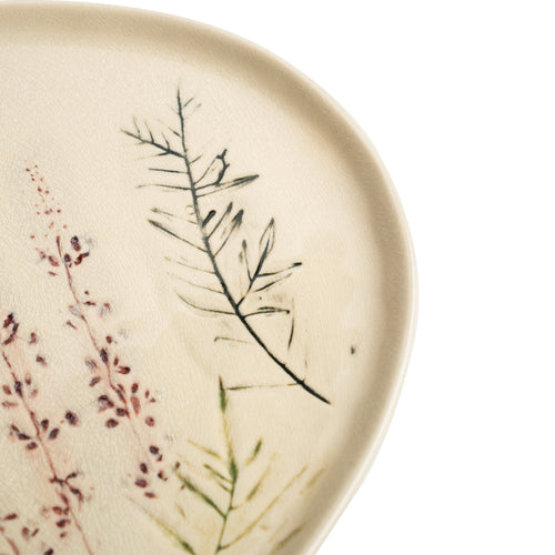 Floral Ceramic Plate