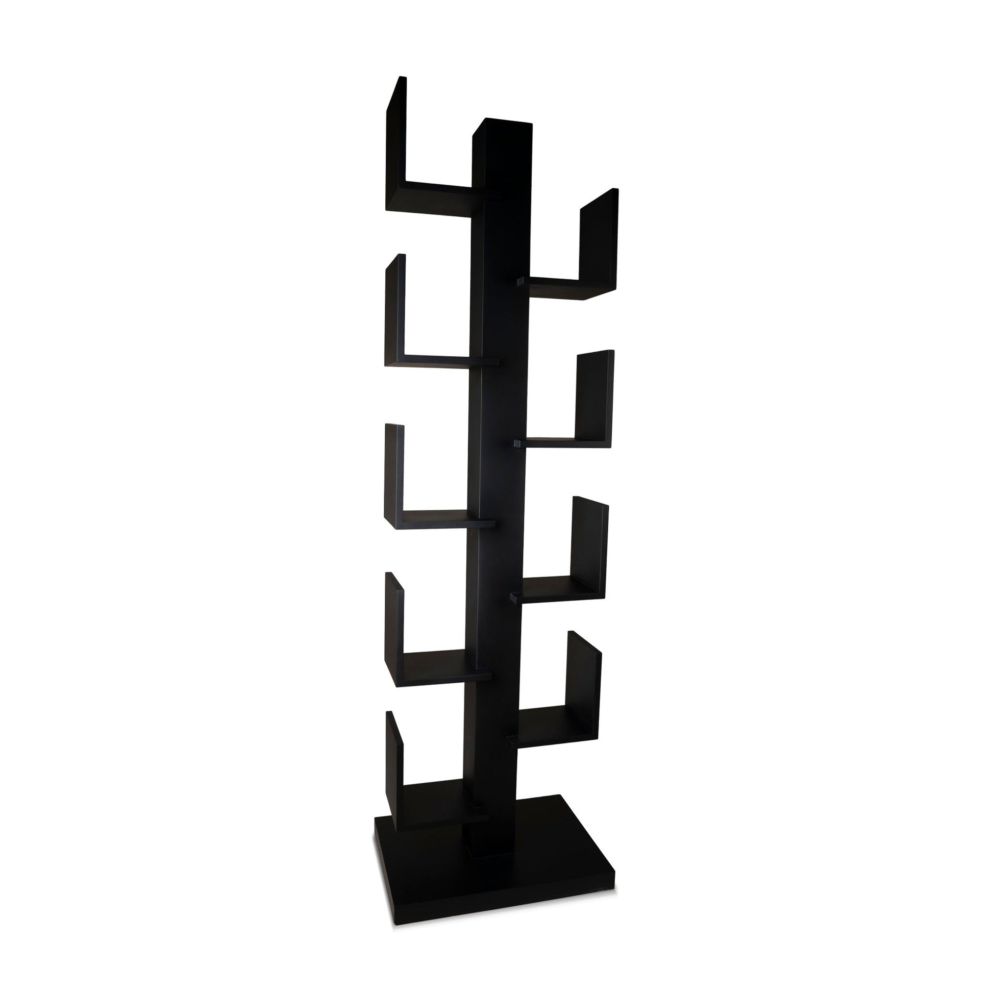 Tree Bookshelves - Black Modern Home
