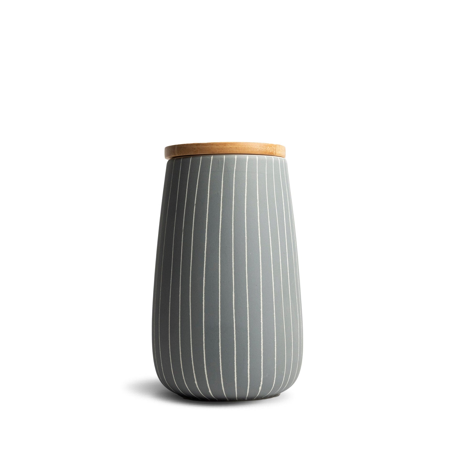 Costa Nova Medium Jar - Grey Modern Home