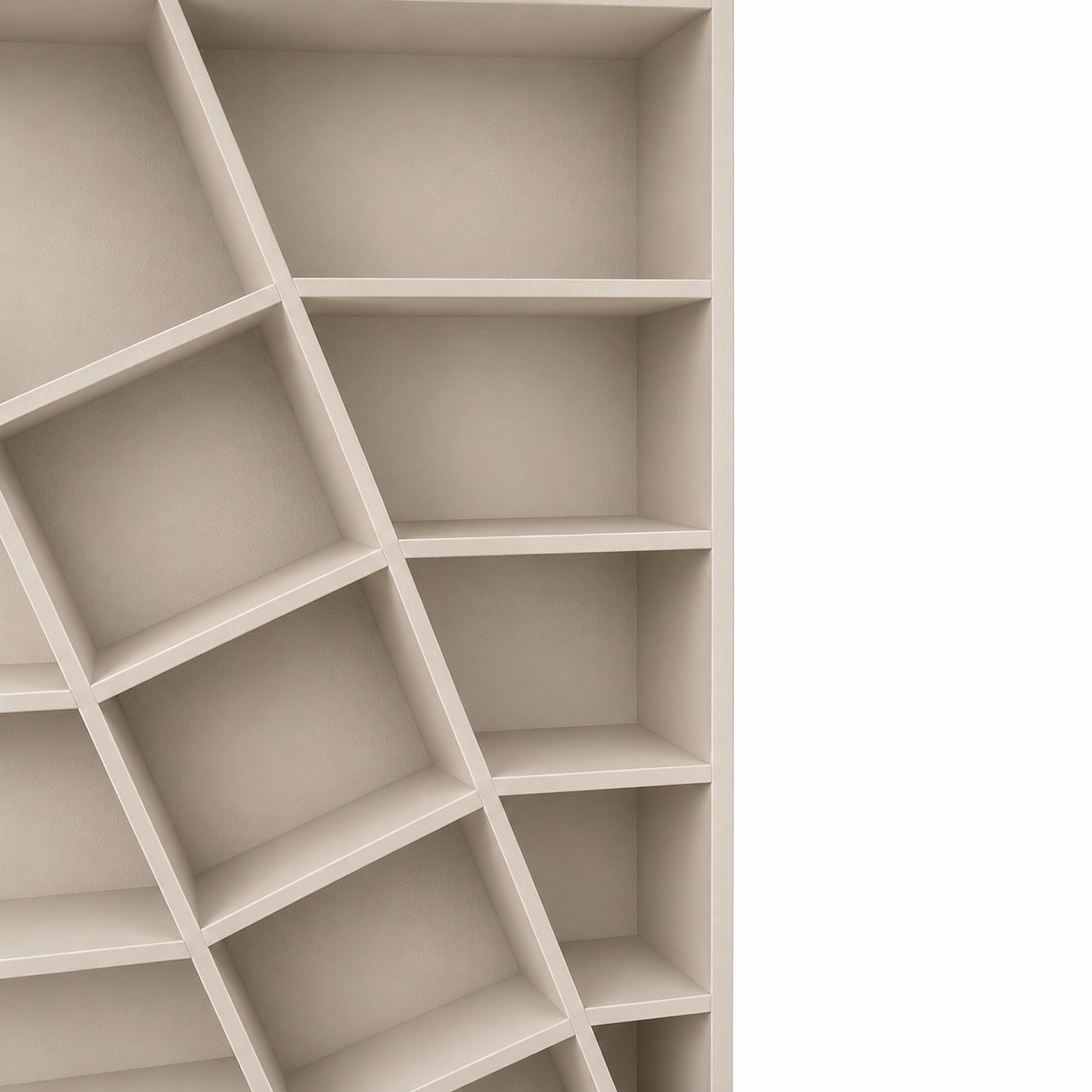 Hex Bookcase Modern Home