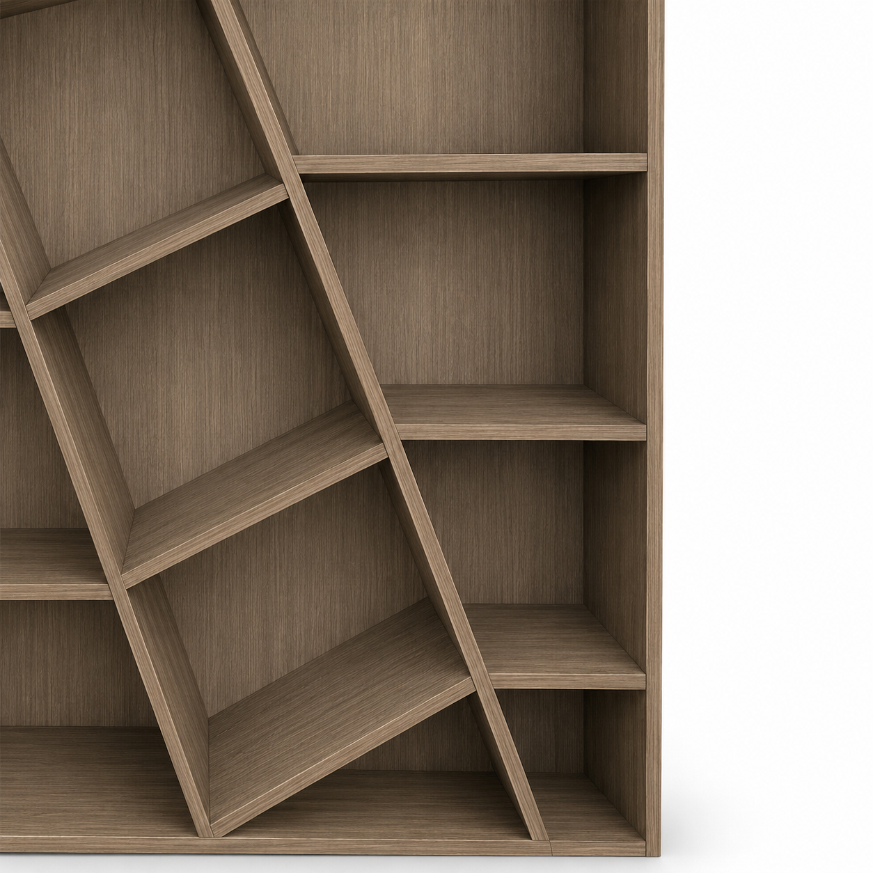 Hex Bookcase Modern Home