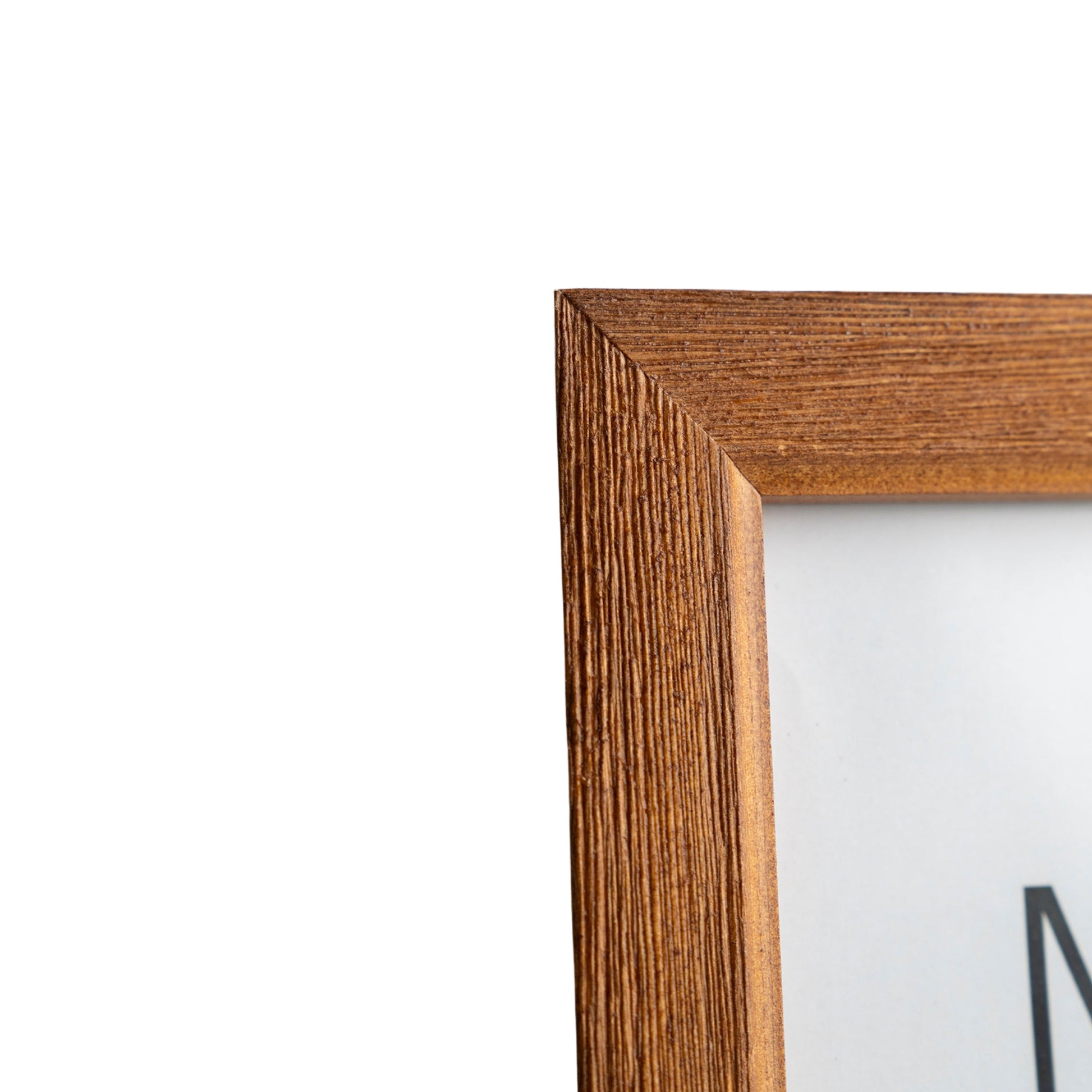 Warm Walnut Wooden Frame Modern Home