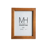 Warm Walnut Wooden Frame Modern Home