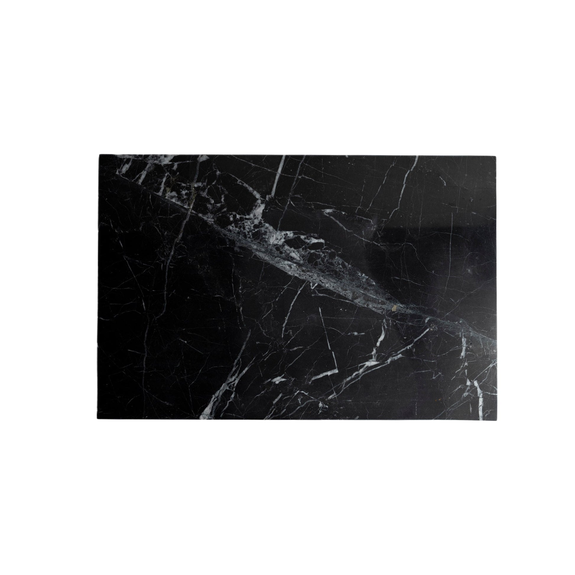 Rectangular Marble Platter - Black Modern Home