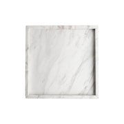 White-Grayesh Marble Tray Modern Home