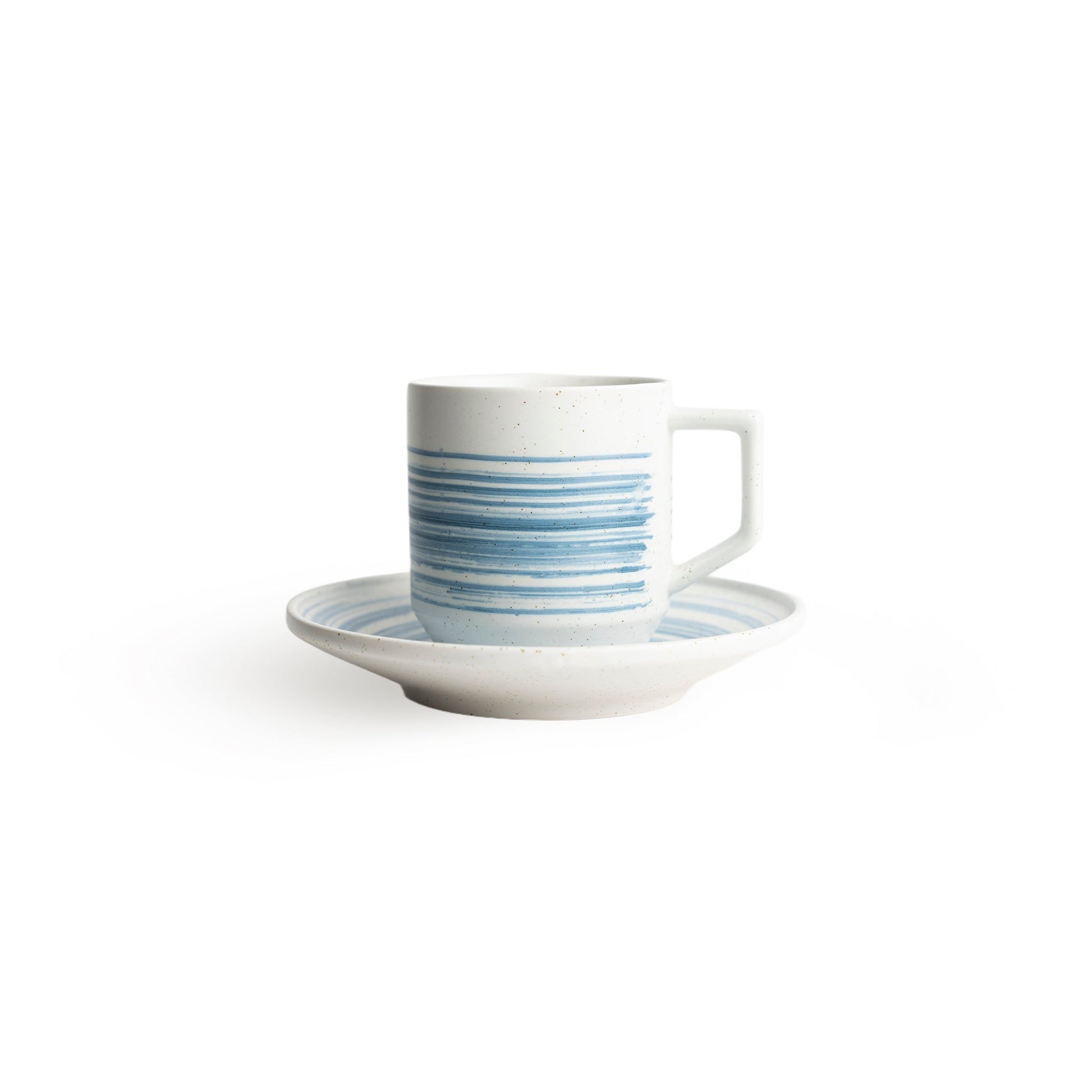 Handcrafted Ceramic Cup With Saucer Modern Home