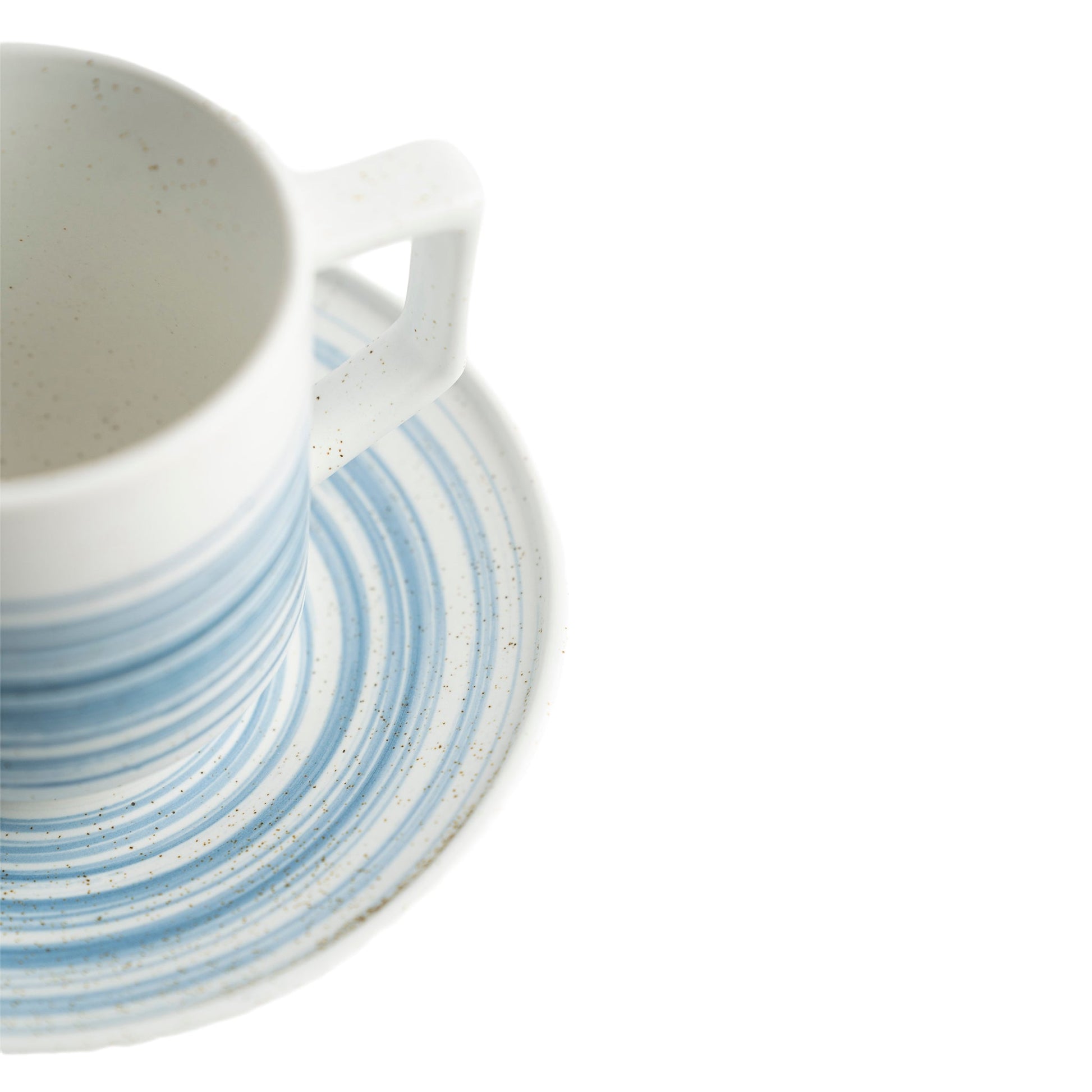 Handcrafted Ceramic Cup With Saucer Modern Home
