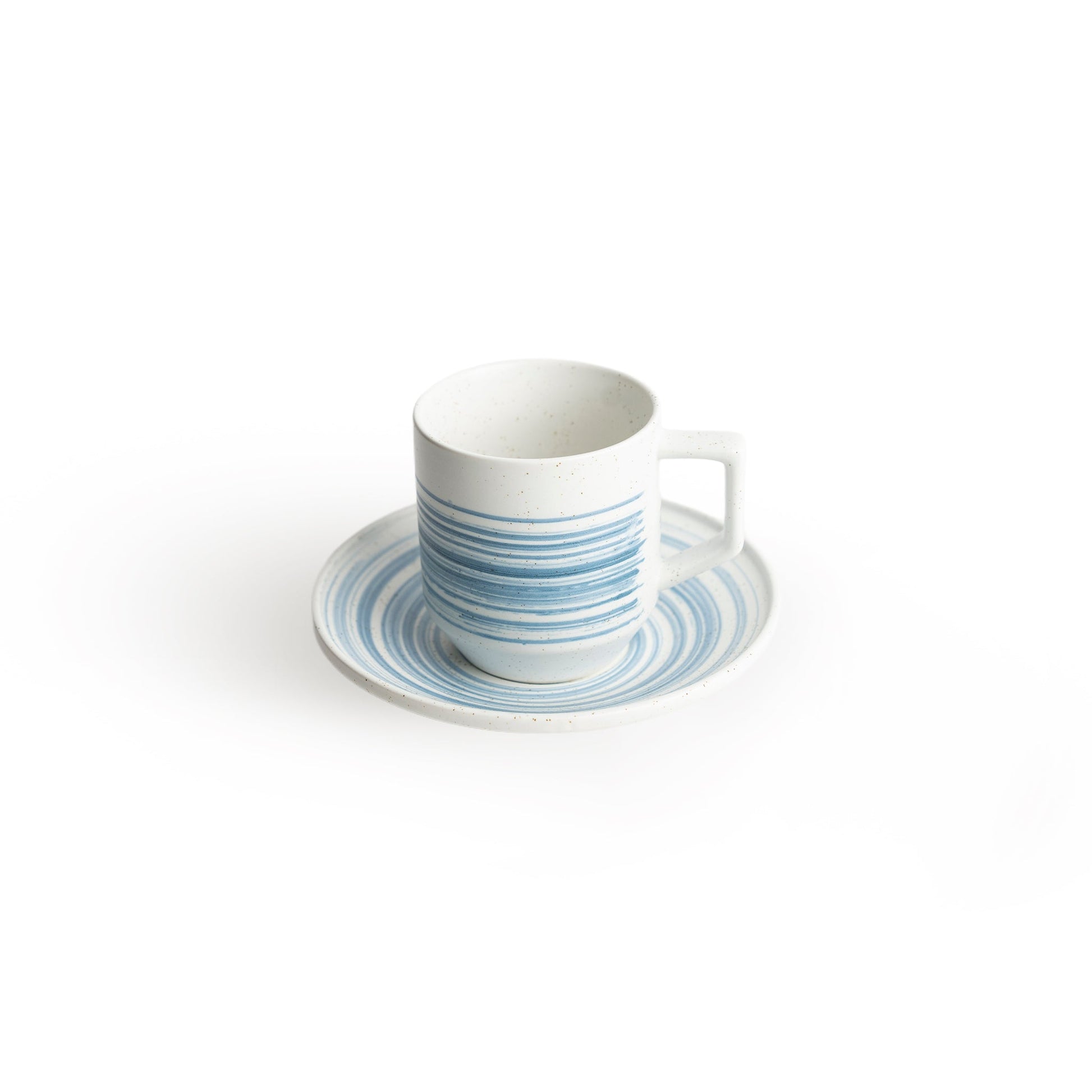 Handcrafted Ceramic Cup With Saucer Modern Home