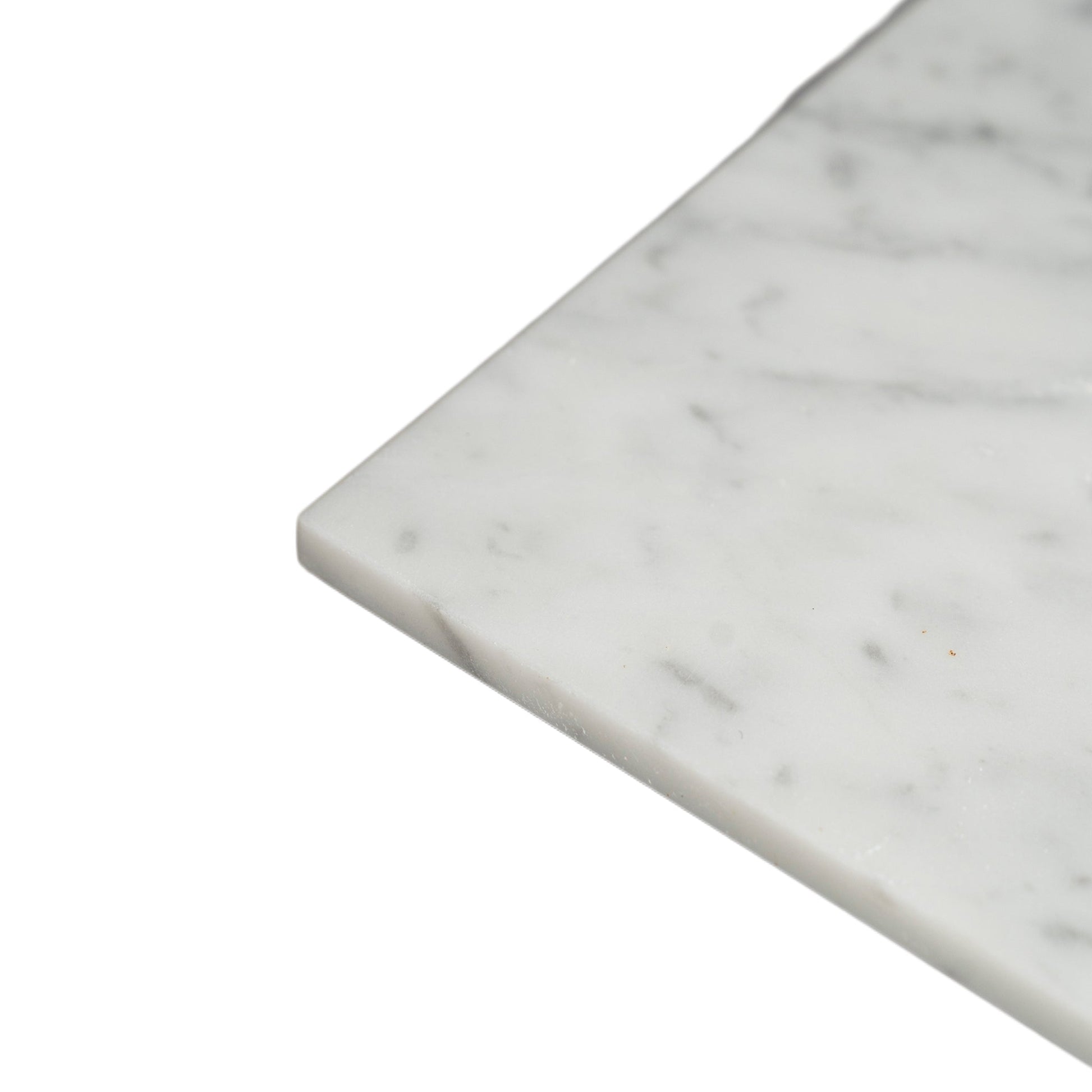 White-Grayesh Marble Platter Modern Home